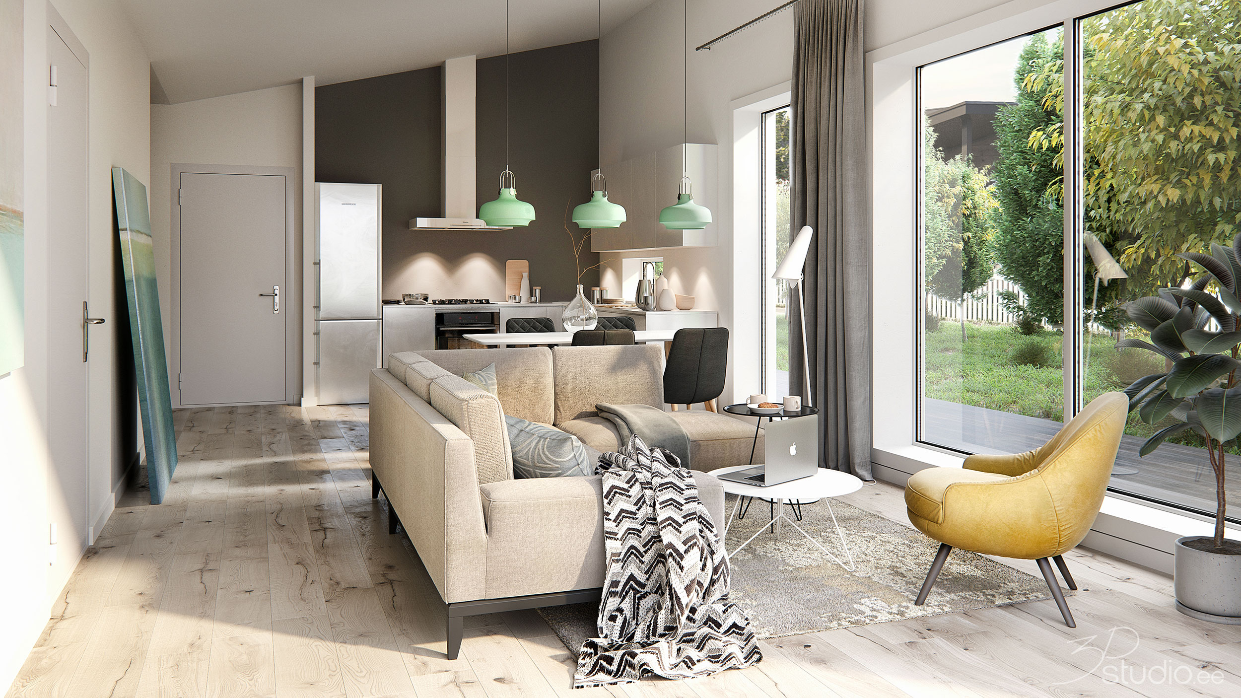 Arpaonnenkuja 3D visualisatsioon