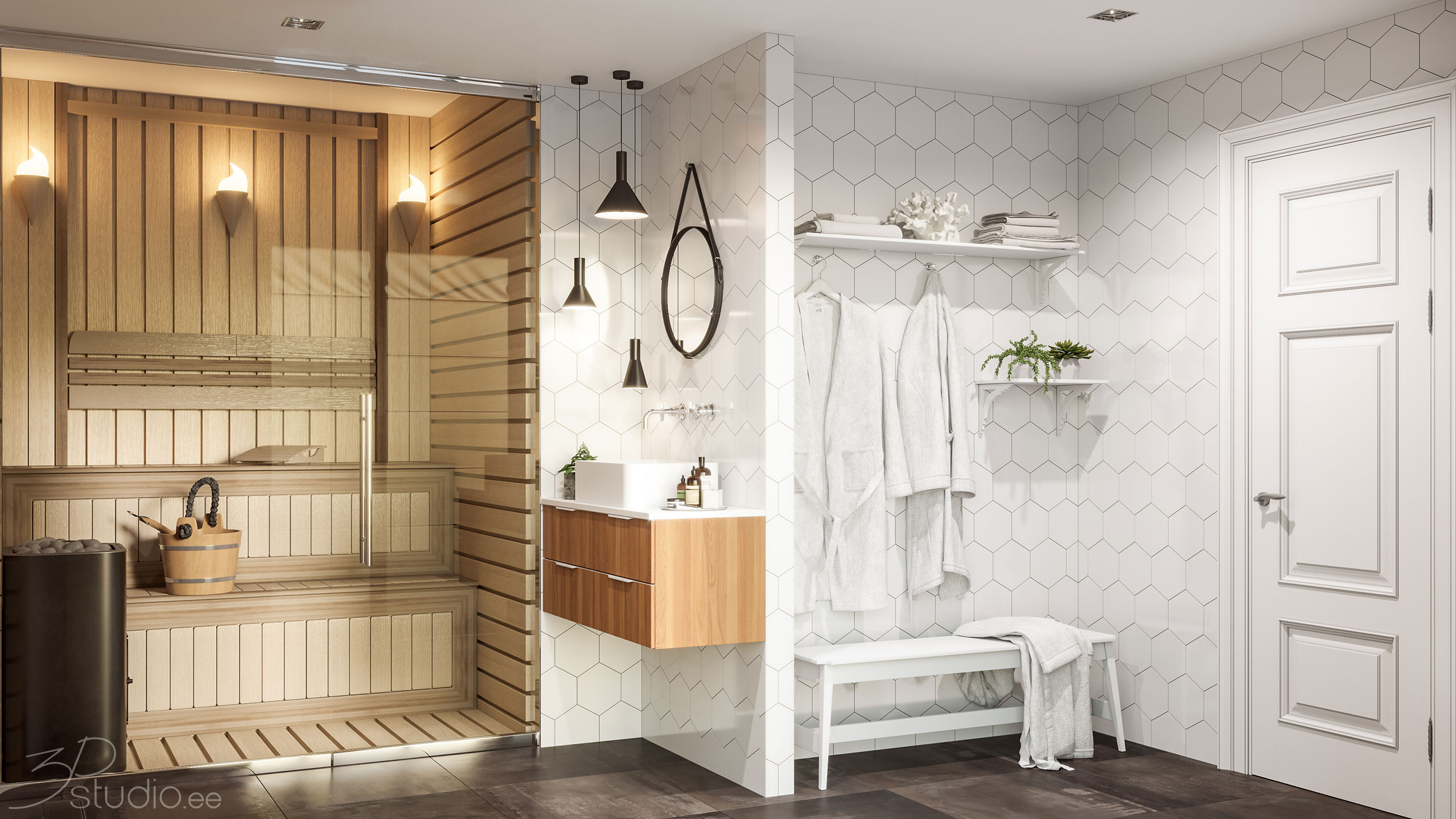 3D Architektonische, Visualisierung, Innenarchitektur