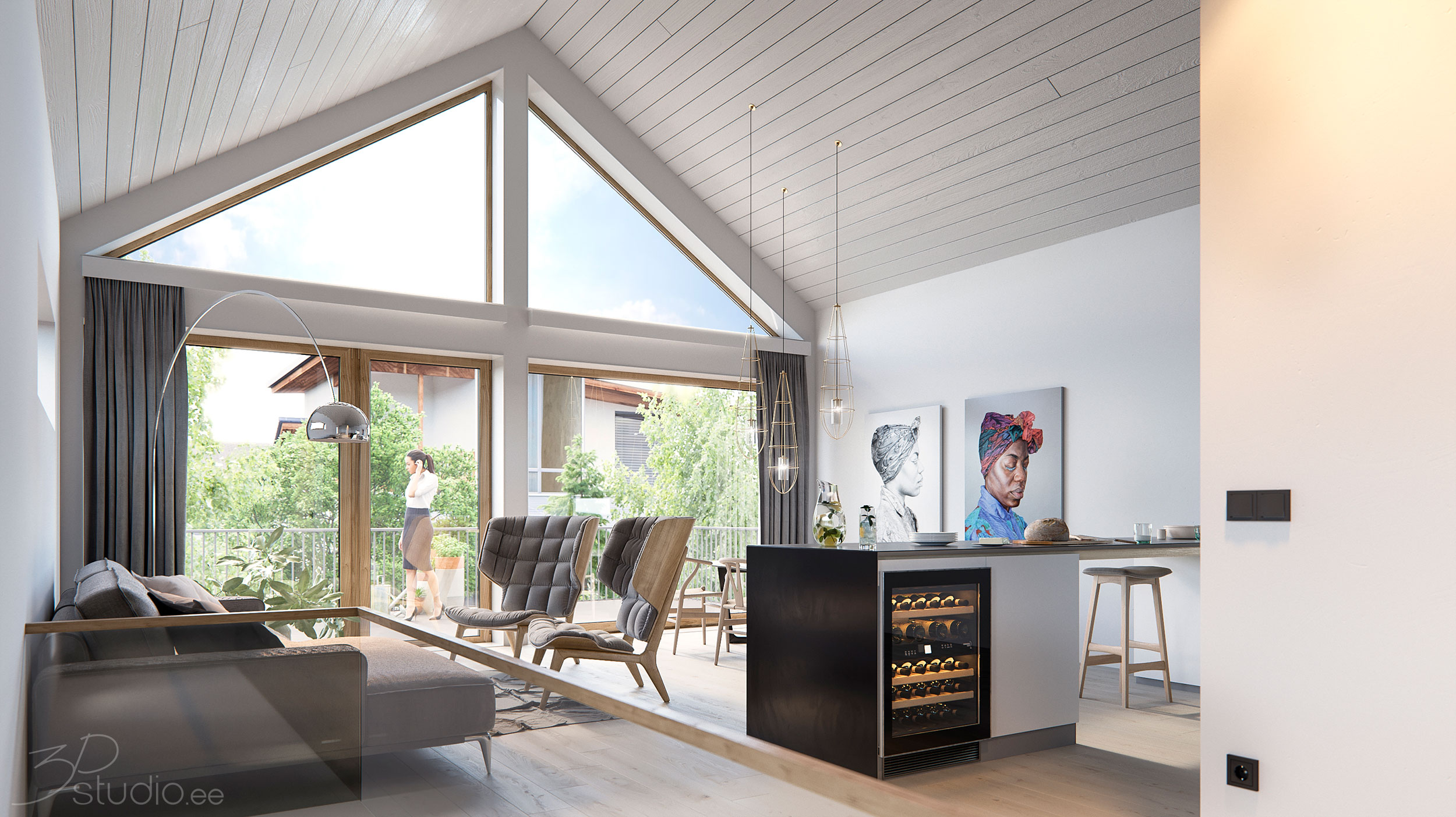 3D, visualiseerimine, 3d visualiseerimine, Peltojyräntie, soome