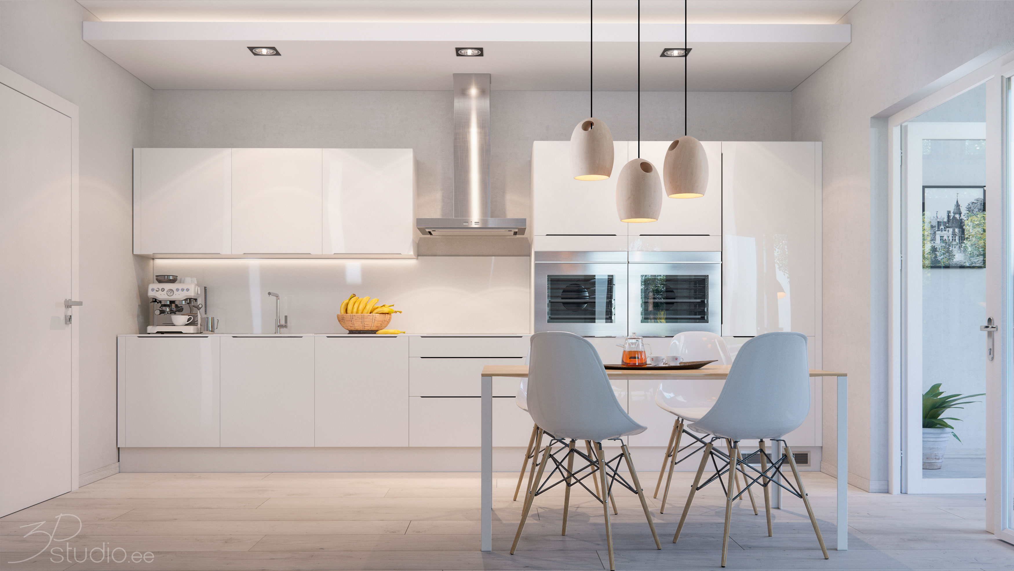 3D Pildid, visualiseerimine, sisekujundus, köök
