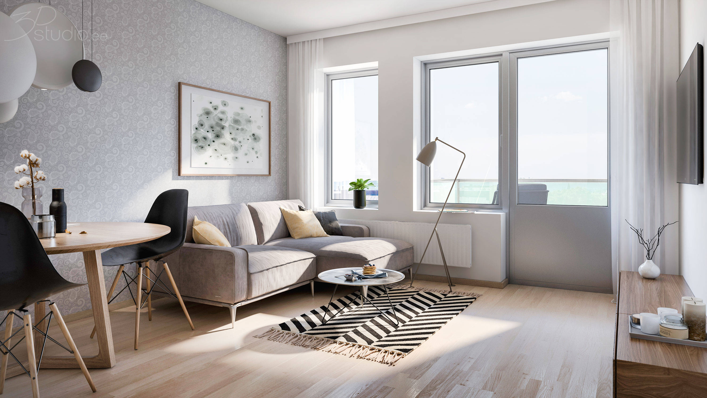 3d, interior, visualisation, render, modern