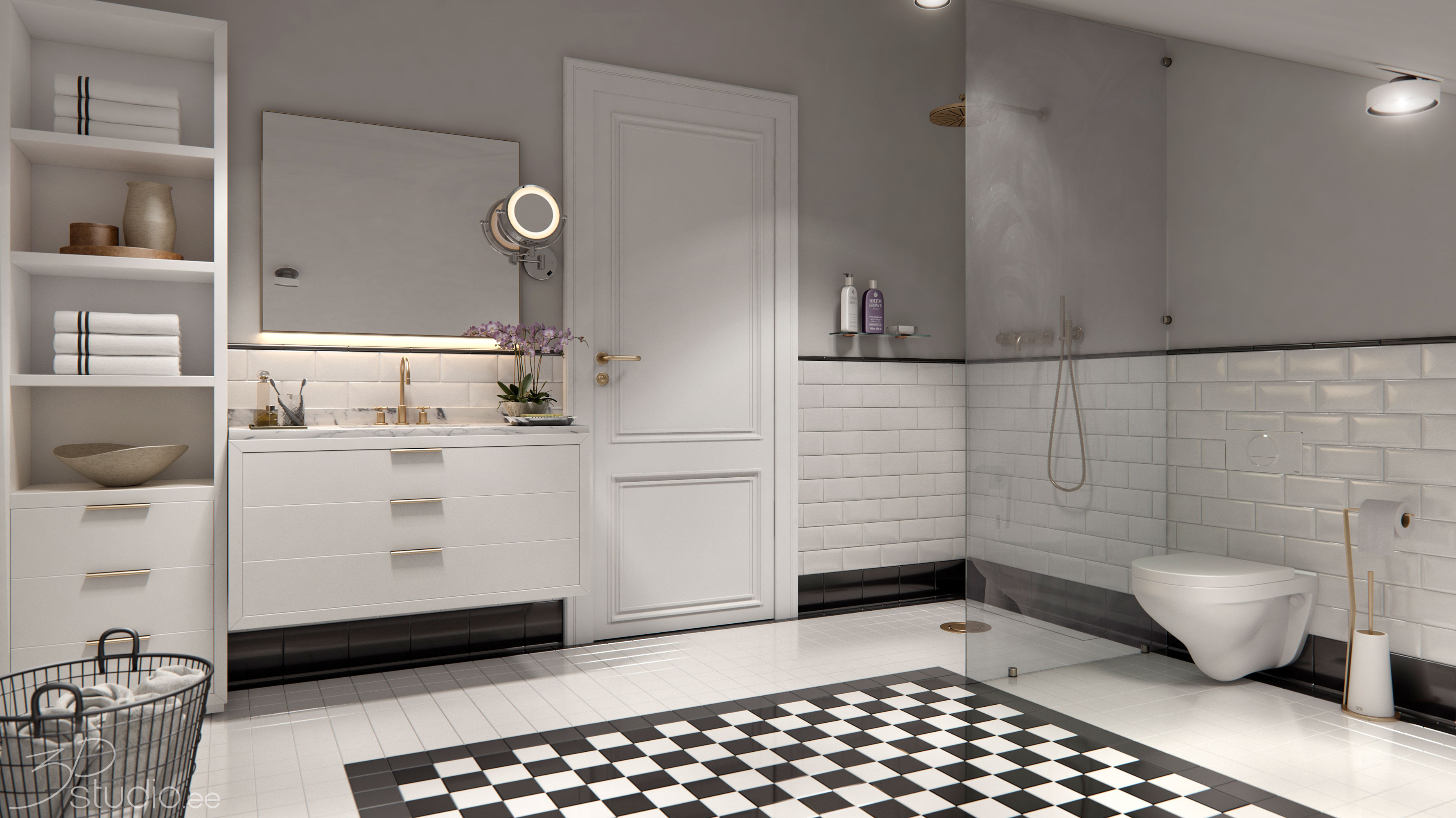 3D visualiseerimine, sisekujundus 3D render