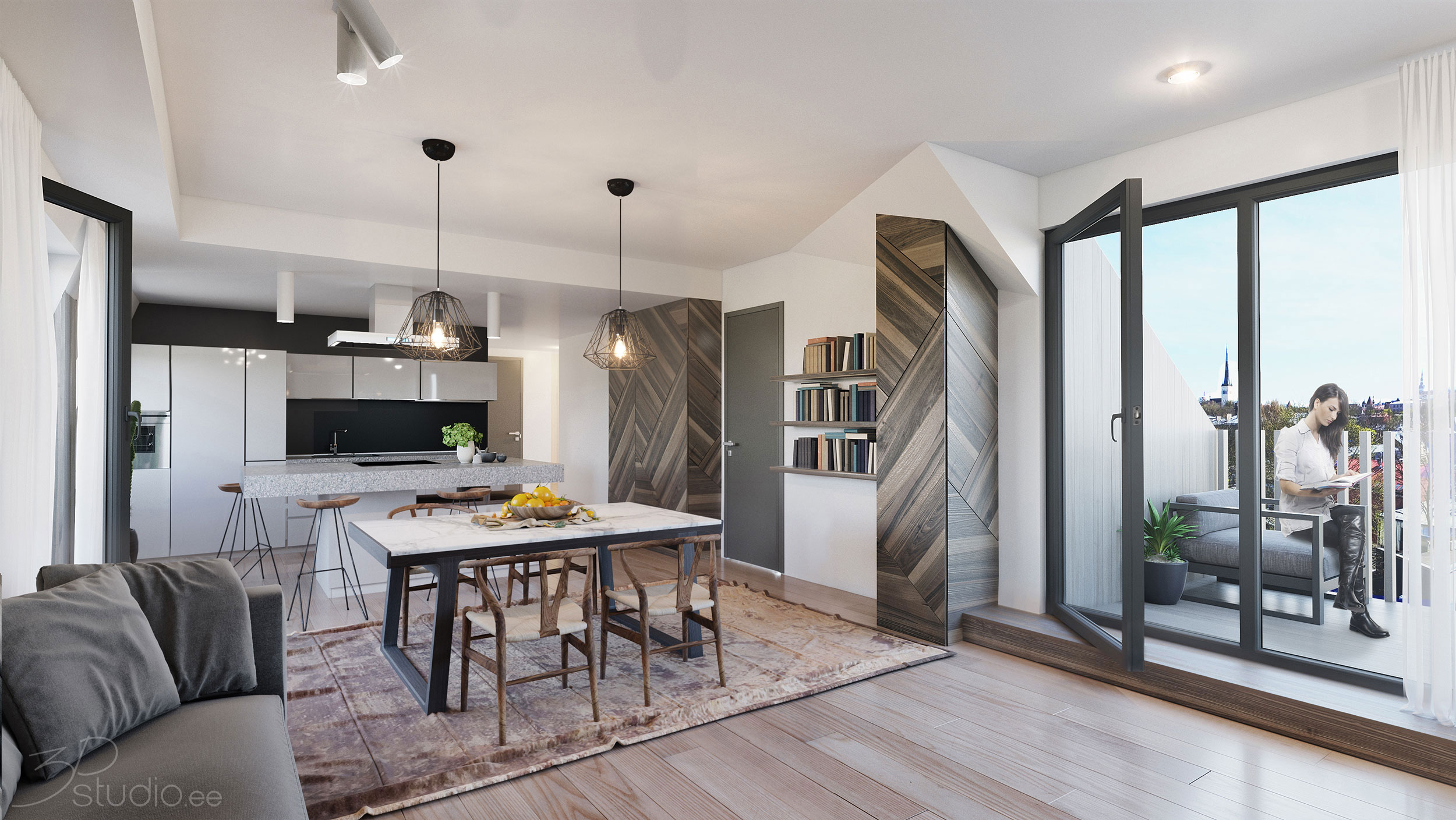 Interior 3D Rendering